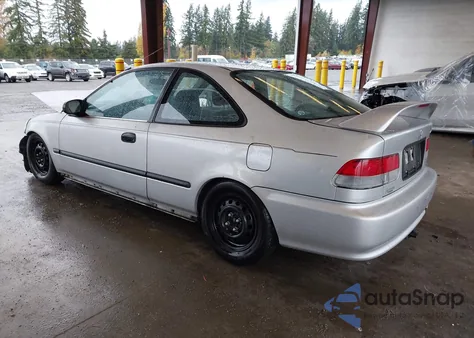 1999 Honda Civic Dx из США, поврежденный, VIN 1HGEJ6120XL040143